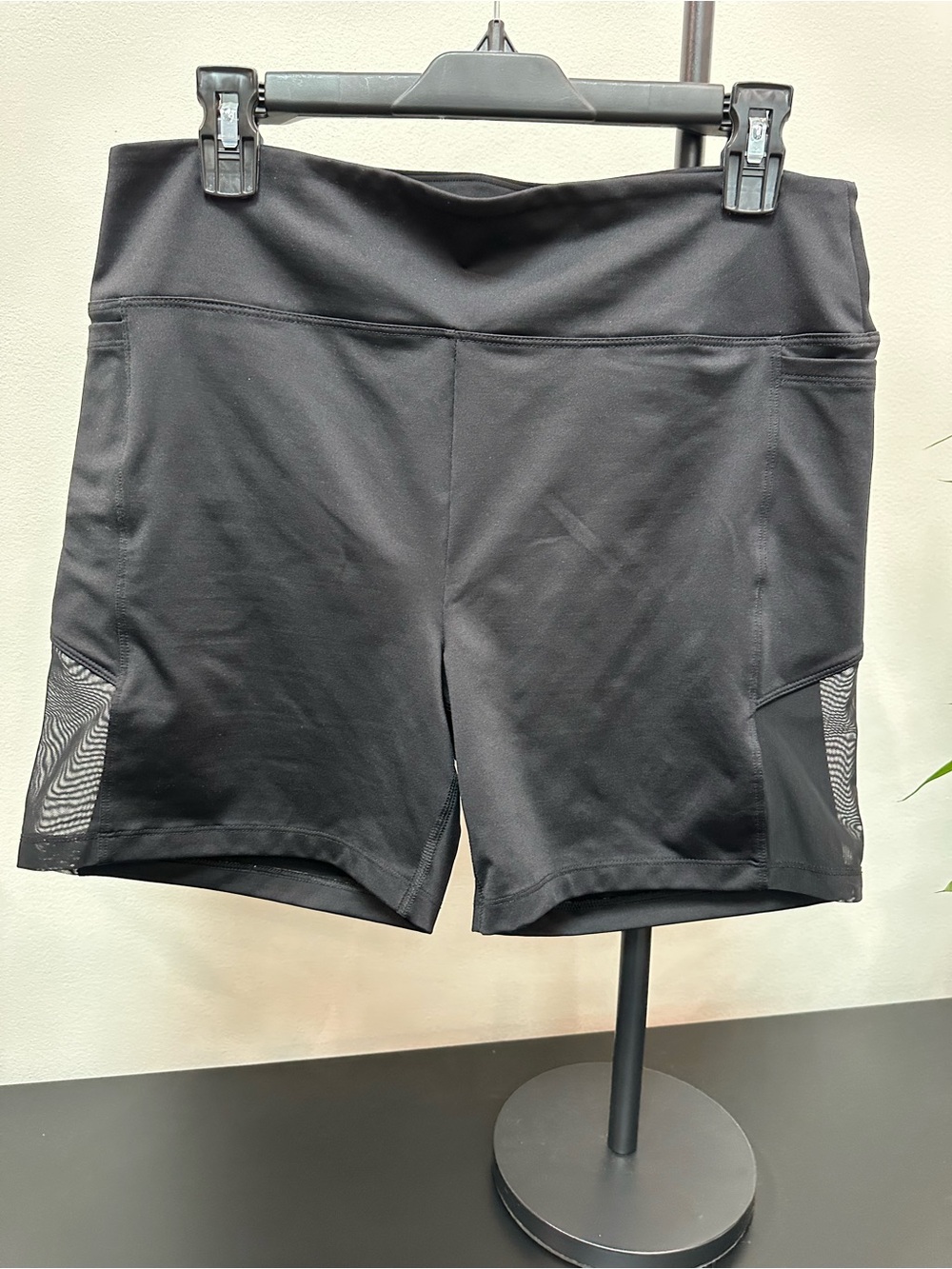 PINK Active Shorts with Mesh side panel